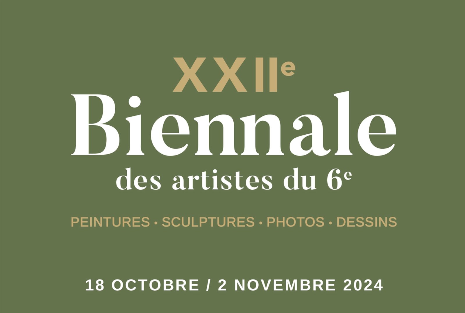 Biennale à la Mairie du 6e arrondissement de Paris