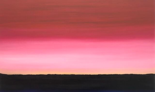 A. Gosk-Zaleska "Heure de Bach" 2025 huile sur toile 100 cm x 81 cm © adagp