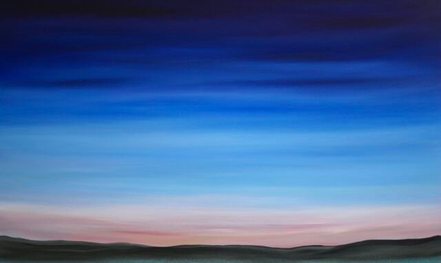 A. Gosk-Zaleska "Heure musicale" huile sur toile 100 cm x 81 cm © adagp