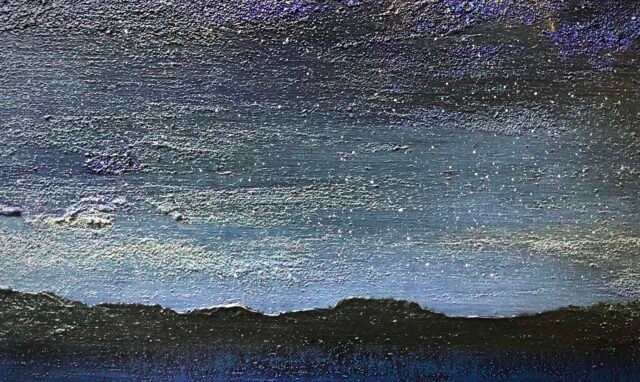 A. Gosk-Zaleska "Nocturne Op. 37, No. 1" Acrylique sur toile 33 x 22cm © adagp