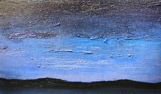 A. Gosk-Zaleska "Nocturne Op. 48, No. 1" Acrylique sur toile 33 x 22cm © adagp