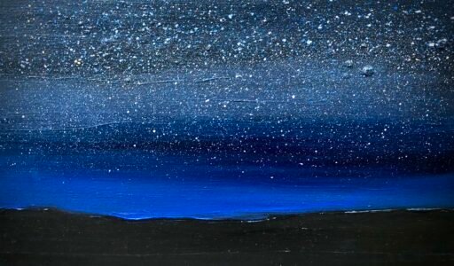 A. Gosk-Zaleska "Nocturne Op. 15, No. 3" 2025 Huile sur toile 33 x 22cm © adagp