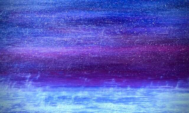 A. Gosk-Zaleska "Nocturne Op. 55, No. 1" 2025 Huile sur toile 33 x 22cm © adagp