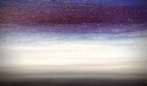 A. Gosk-Zaleska "Nocturne Op. 55, No. 2" 2025 Huile sur toile 33 x 22cm © adagp