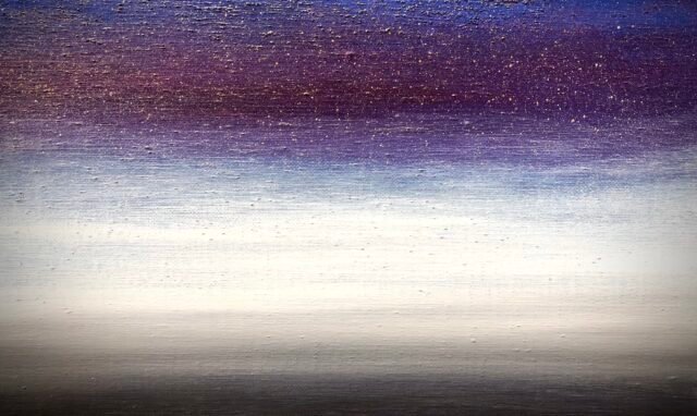 A. Gosk-Zaleska "Nocturne Op. 55, No. 2" 2025 Huile sur toile 33 x 22cm © adagp