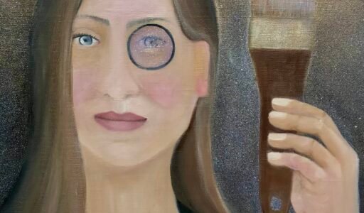 A. Gosk-Zaleska « Présente » 2026 huile sur toile 46 x 38 cm Tous droits réserves : adagp