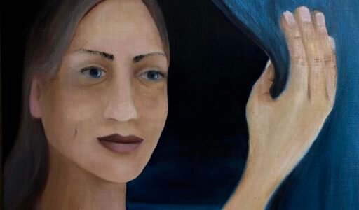 A. Gosk-Zaleska À l'écart, 2026 huile sur toile 38 x 46 cm Tous droits réserves : adagp