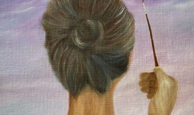 A. Gosk-Zaleska Force créatrice, 2026 huile sur toile 46 x 38 cm Tous droits réserves : adagp