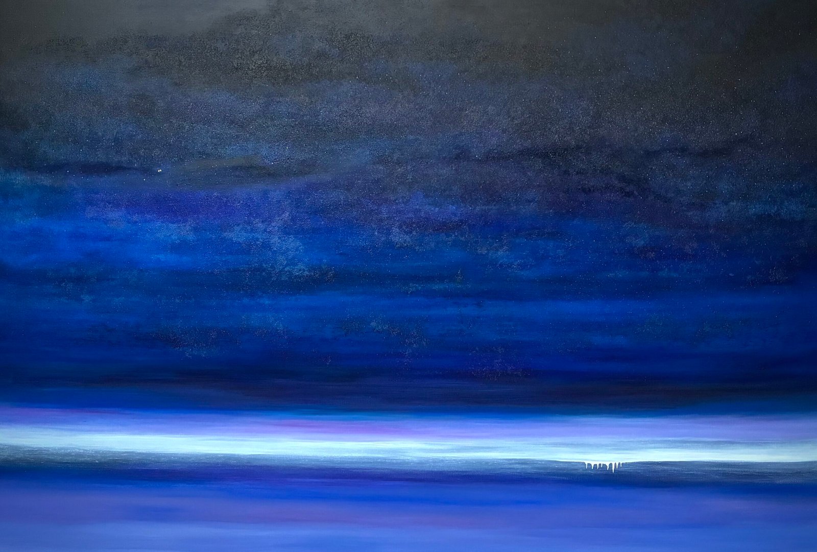 A. Gosk-Zaleska, Liminale, 2025 
Huile sur toile 210 x 140 cm © adagp