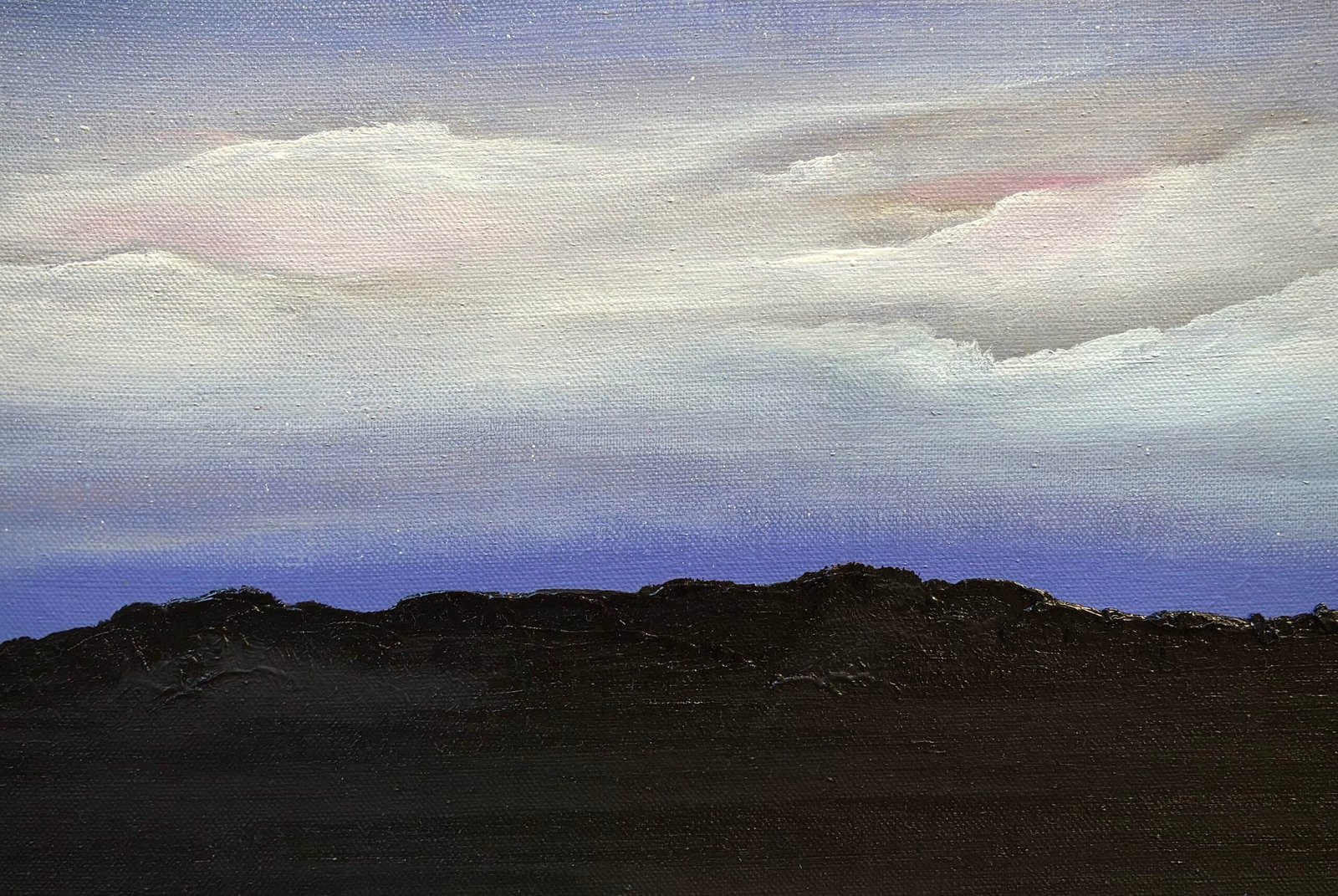A. Gosk-Zaleska "Nocturne Op. 48, No. 2" 2025 Huile sur toile 33 x 22cm © adagp