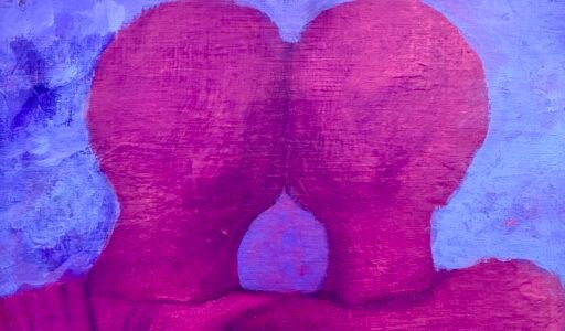 A. Gosk-Zaleska, Lien indestructible, 2026 acrylique sur carton entoilé 60 x 45 cm Tous droits réserves : adagp