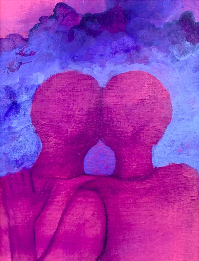 A. Gosk-Zaleska, Lien indestructible, 2026
acrylique sur carton entoilé   
60 x 45  cm
Tous droits réserves : adagp