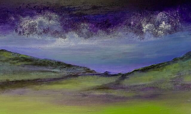 A. Gosk-Zaleska Une voie, 2026 acrylique sur toile 54 x 73 cm Tous droits réserves : adagp